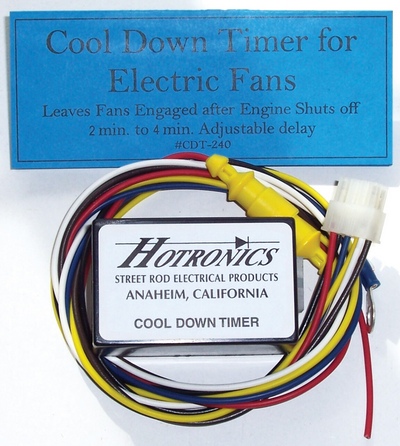 after-run cool down delay timer for electric fans