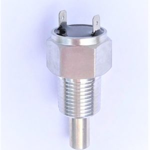 Electric Fan Switch Sensor, Temperature 195,— Satin Finish, — 3/8 NPT