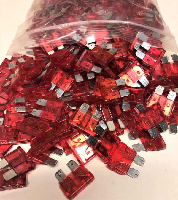 25 pieces of 10 amp ATC Fuses,  25 pieces